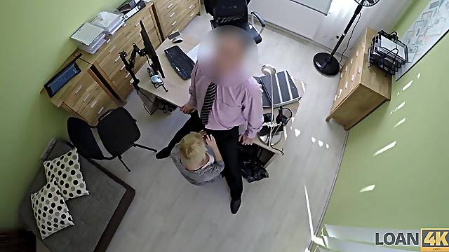 LOAN4K. Woman does it with moneylender receiving one as well as the other fun and money