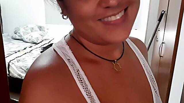 My stepmother gives me a rich suck off in the douche before I go to a soiree