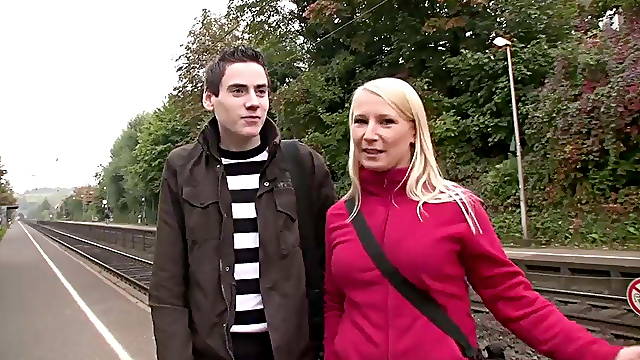 Pick up german bitch on the street