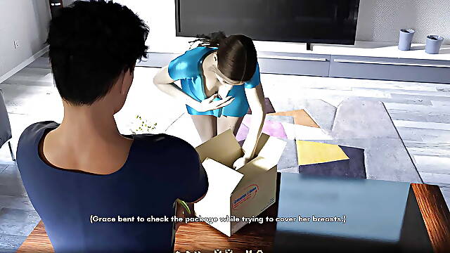 Darker: The Hot Wife with the Delivery Guy in the Home While Her Husband Is on a Business Trip - Episode 6