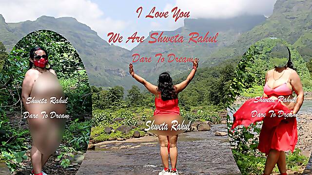 Desi Wife Shweta In Dare Exbit And Trvael Naked In Hiking R U Ready To Dare?