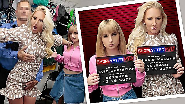 Calvin Brings Evie To The Back Office When He Suspects She Shoplifted Hair Dye - Shoplyfter MYLF