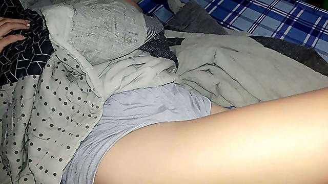 She has a boyfriend, but likes to sleep in my room.