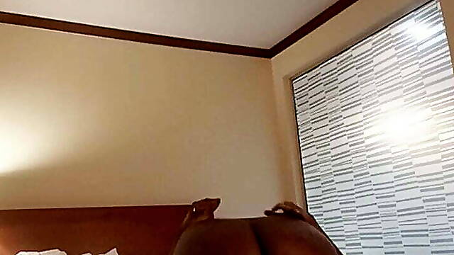 Big Booty BBW Milf Rides Young BBC Stud In Hotel Room