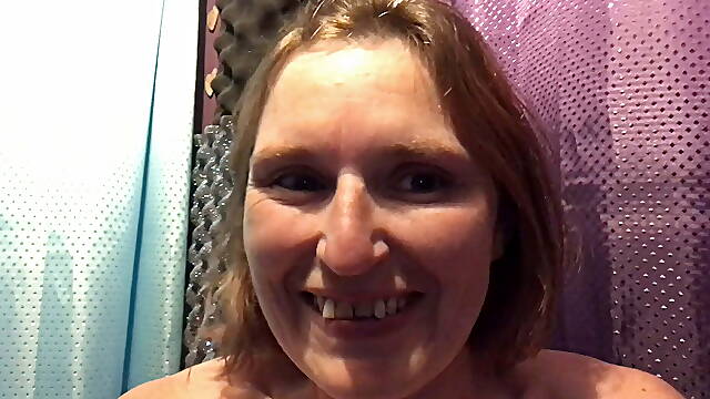 Rachel Wiggler flexing her pecs as a video answer to being asked how strong she is Part 1