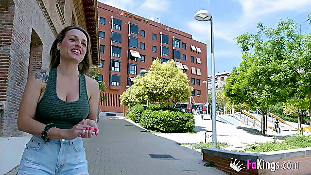 NASTY BET! Lara gets fucked while her family is on the phone