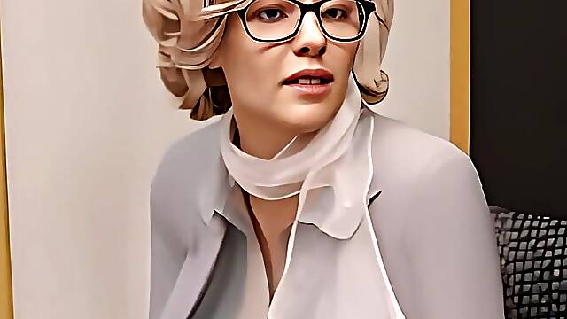 Curvy Lesbian Exec fucks the boss for a promotion