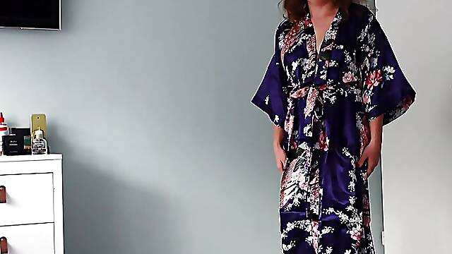 Stepmother and Stepson Share a Bed in a Hotel Room. MILF