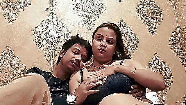 Indian  Girl Having Romantic Sex With Her Boyfriend