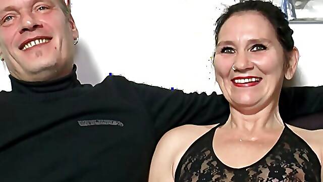 German mature wife wants first time mmf threesome at casting