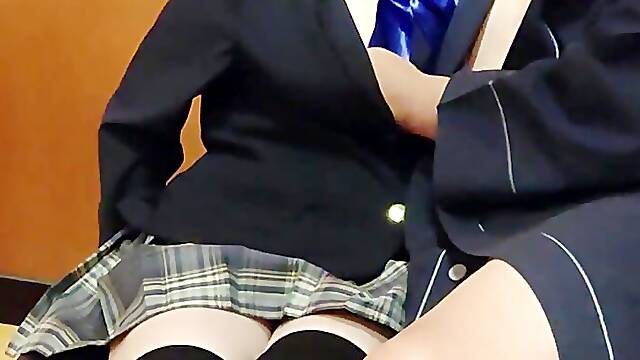 Uniform Cosplay Flirting Sex With Schoolgirl In Miniskirt Creampie Blowjob Cunnilingus