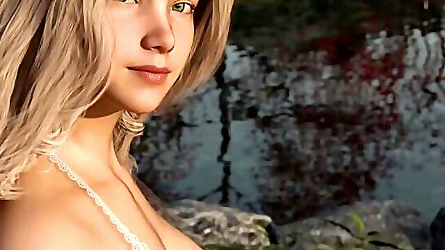 Russian Girl Wants To Ride On Top - Cum inside Tight pussy - Animated 3D porn
