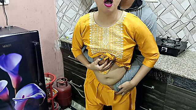 JIJA JI seduced by SAALIS sexy body fucked her pussy and ass Hindi audio