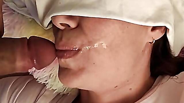 She didnt know she was recording this gorgeous blowjob