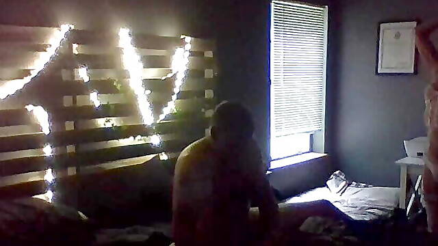 Cheating housewife invite boyfriend over when husband leaves for work and fucks him in her wedding vale