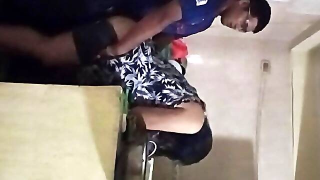 Maid washing and fucking