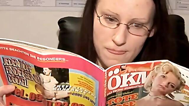 German Colleagues Clit Action - Hot Fingers After Work