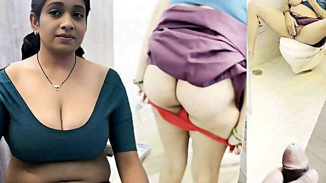 Saw bhabhi changing clothes and peeing, she caught me and Fucking Her In Doggy