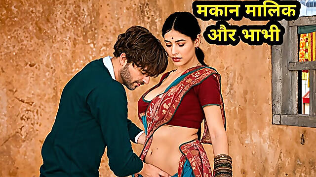 Lonely Bhabhi satisfies her pussy hunger by fucking with landlords dick