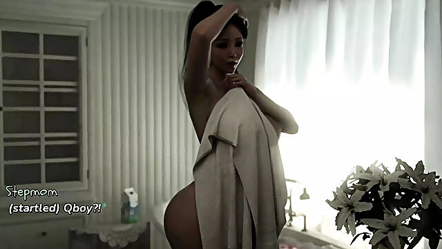 Stepson step into stepmoms room - love and temptation (scene came from ep13)