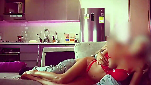 First Time with a Stranger in My Bachelor Pad