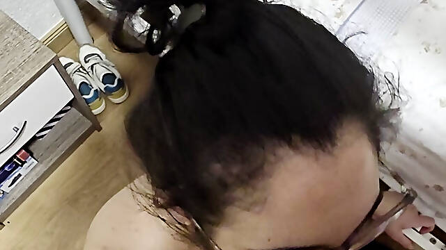 He fucks me really hard and gives me his cum in my pussy