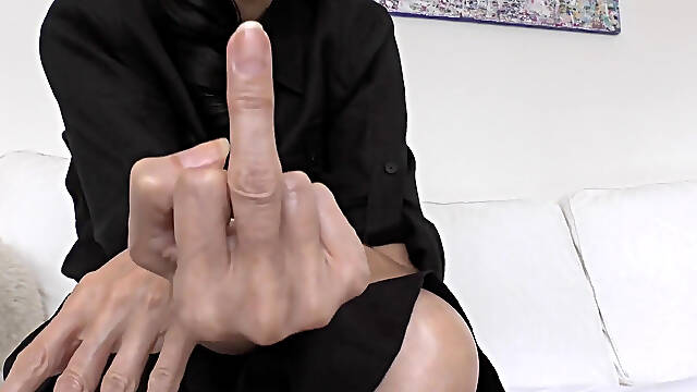 Hand Fetish and Natural Fingernails, Black Dress, JOI, Lady Victoria Valente