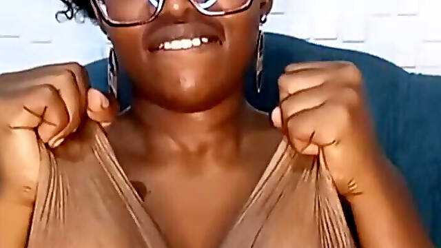 A simple busty masturbating and having fun alone