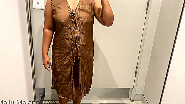 Mallu Girl Trying Sexy Dresses From Room and Fingering, Malappuram, Kerala