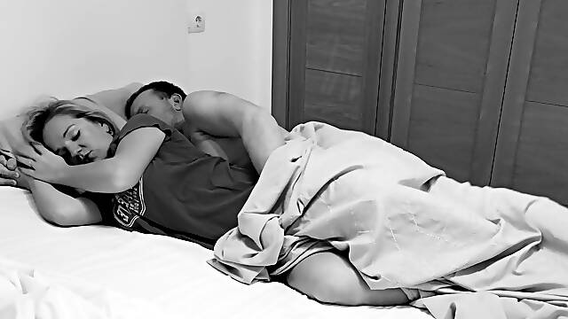 Midnight MILF Trying to Stay Quiet Dont Wake the Roommate