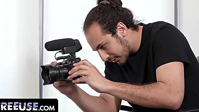 Busty Goth Babe Lola Mai Seduces Her Photographer in a Sensual Hardcore Encounter