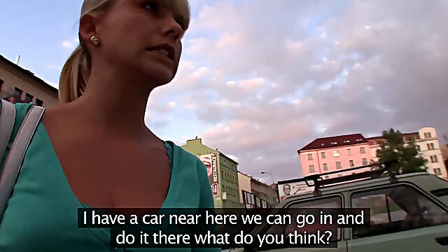 Public Agent - Desperate Blonde College Girl Willing to Work for a Hard Fuck