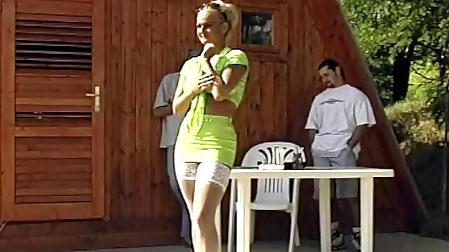 Blonde Amateur Sucks Cock and Gets Pounded Hard