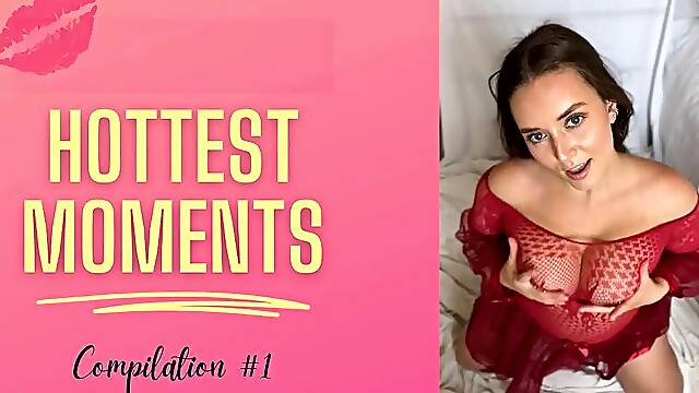 Erika Kay's compilation showcases the sexiest moments with labia, boobs, and a juicy butt