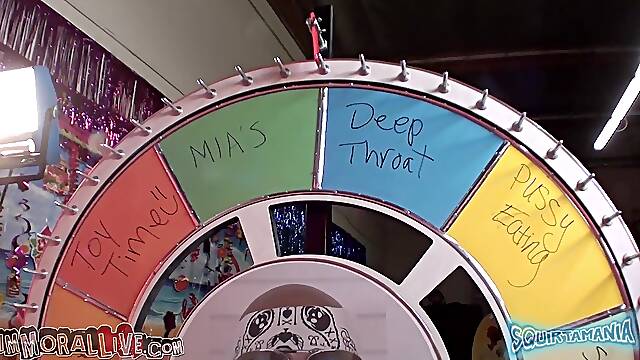 Petite brunette Mia Valentine was ready to be thrown around and played with