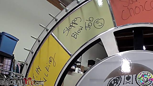 Samantha Saint playing with her tight little pussy