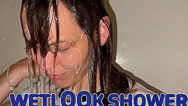 Wetlook - wet t-shirt and knickers
