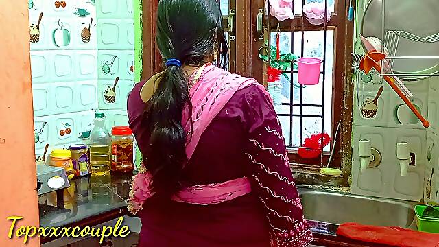 Indian Desi Maid Kitchen Fuck