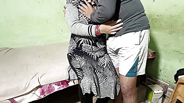 When My Husband Was Not at Home, I Called My Neighbor and Had Intense Sex in Hindi Voice