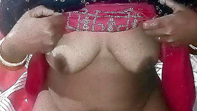 Desi Village Wife Hard Fuck and Boobs Pressing Cum Out Hand on Big Boobs Fuck Enjoy More Tim