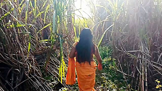Indian Mommy and Daddy Outdoor Sex Video