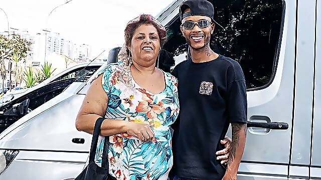 Extreme Fat Belly Mature Rough Ass Fucked in My Van