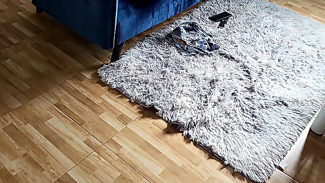 I Caught My Dirty Stepsister Masturbating While Watching Porn. I Put My Cock Inside Her Tight Pussy