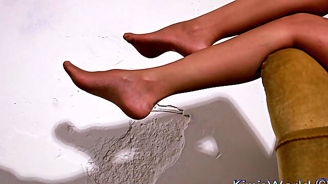 Slow Tease - Real Nylons, Barely Holding Back